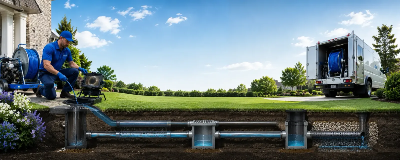Outdoor drain cleaning information for Pinon, NM